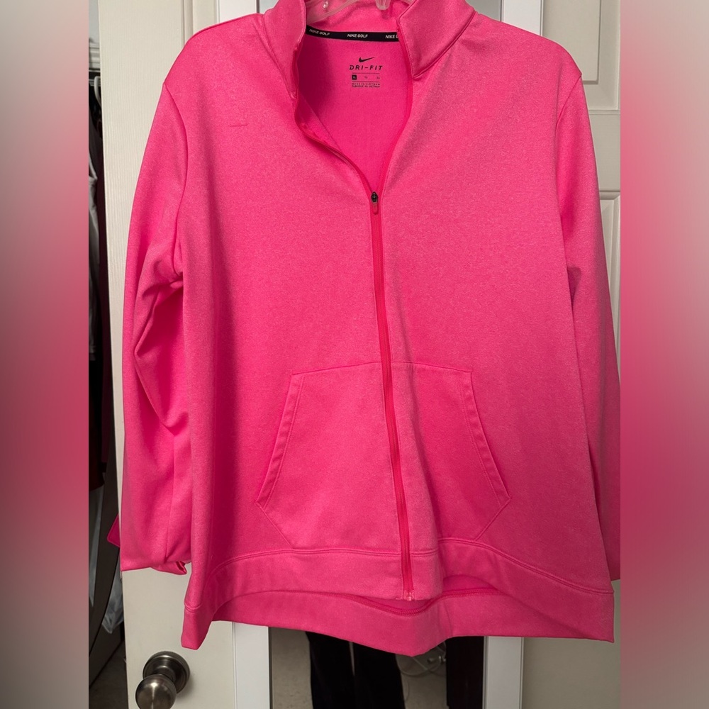 Nike full zip golf sweater